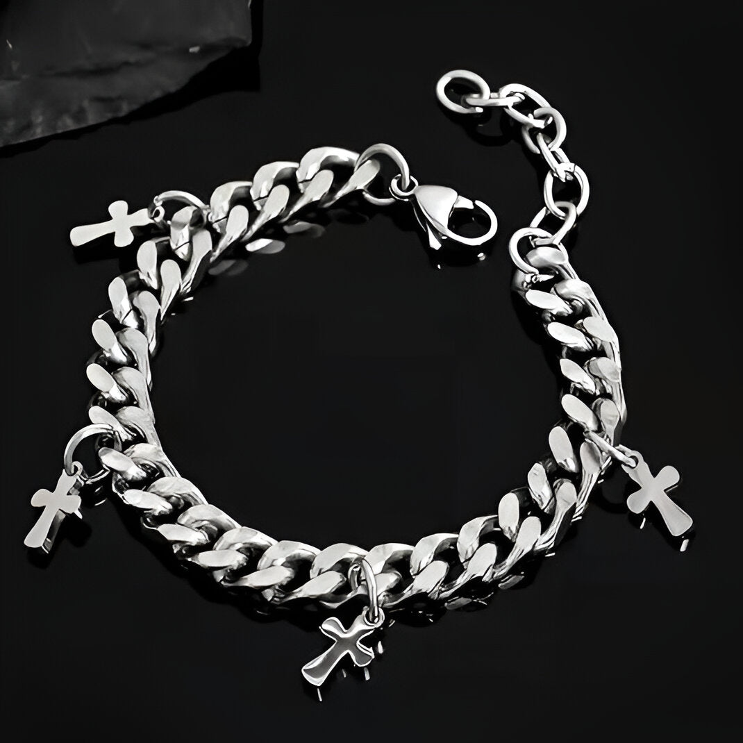 Cuban Cross Bracelet