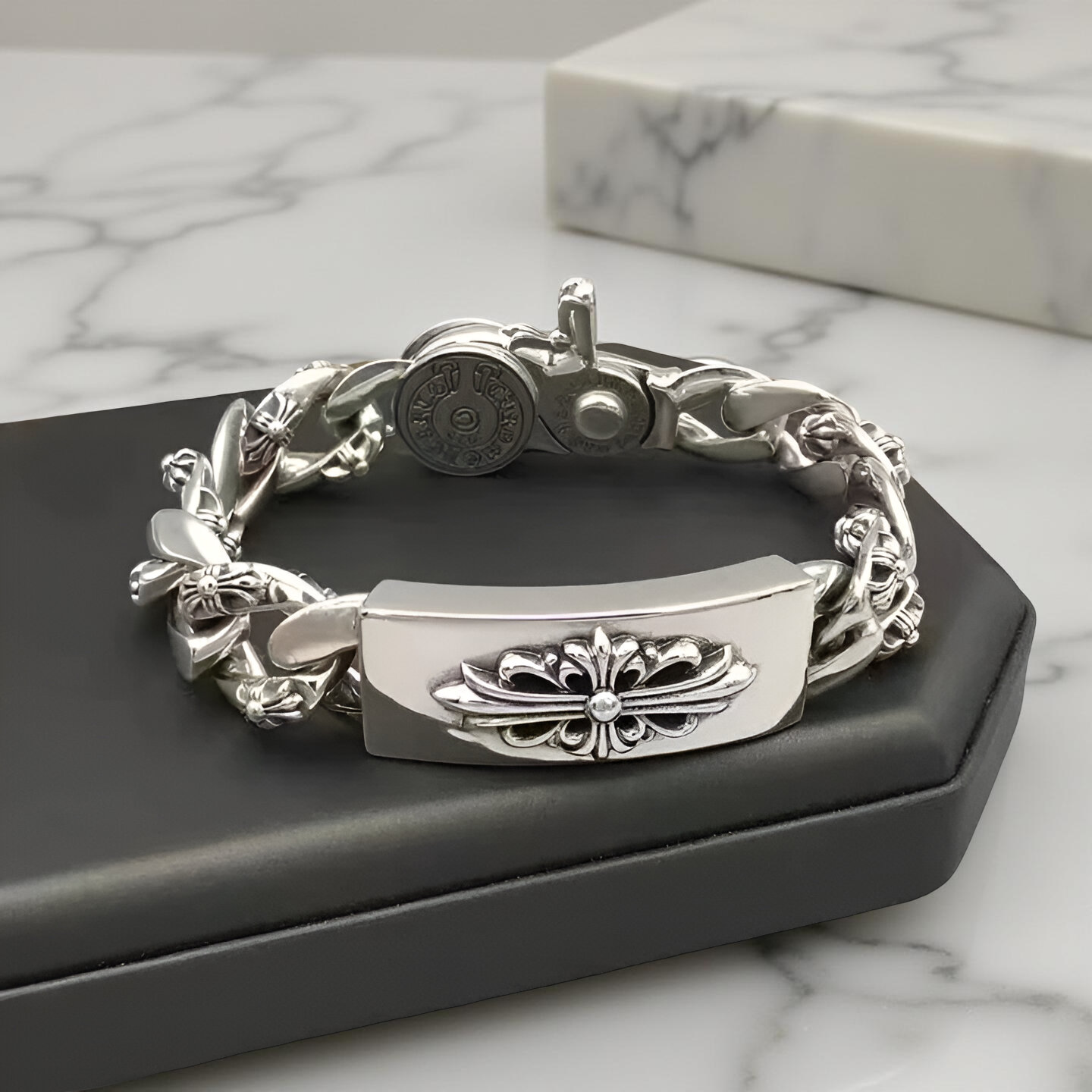 Lobster Clasp Chrome Bracelet